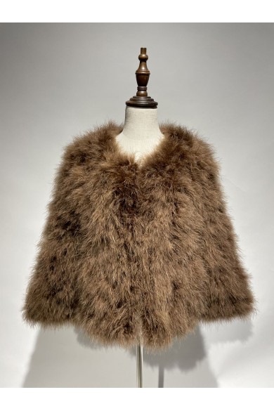 CHAQUETA PLUMAS DE AVESTRUZ PC-YLM5749-28