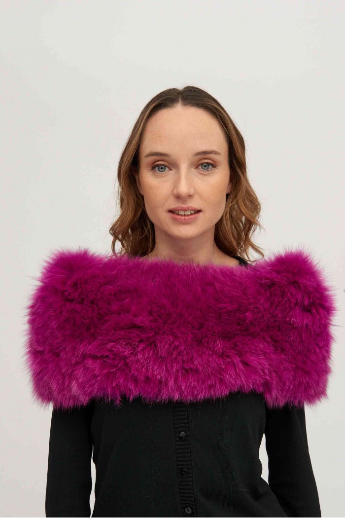 ESTOLA / CUELLO DE PELO TEJIDO PC-LZH5760-202-45X25