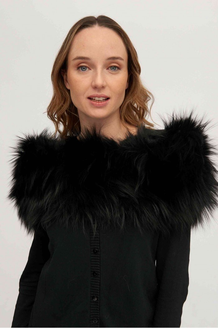 ESTOLA / CUELLO DE PELO TEJIDO PC-LZH5760-15