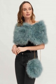 Estola de Plumas de avestruz PC-YLM5624-59