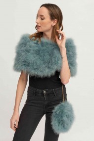 Estola de Plumas de avestruz PC-YLM5624-59