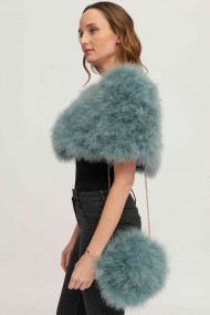 Estola de Plumas de avestruz PC-YLM5624-59