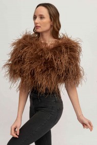 Estola plumas larga Avestruz PC-YLM5625-28