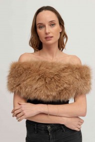 ESTOLA / CUELLO DE PELO TEJIDO PC-LZH5760-201-45X25