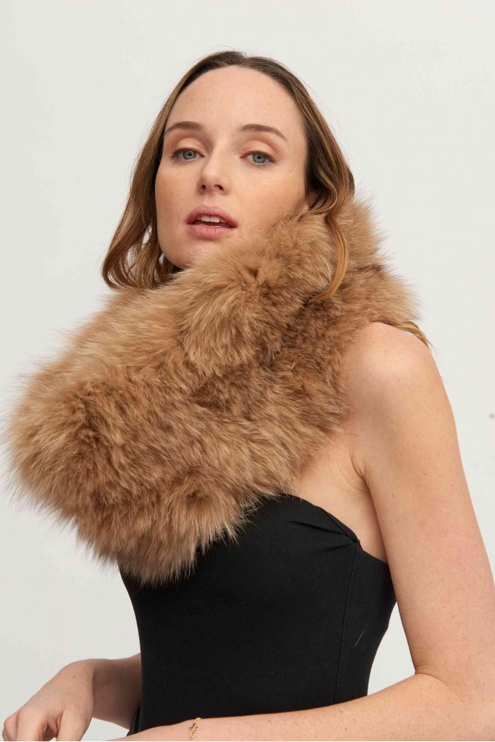 ESTOLA / CUELLO DE PELO TEJIDO PC-LZH5760-201-45X25