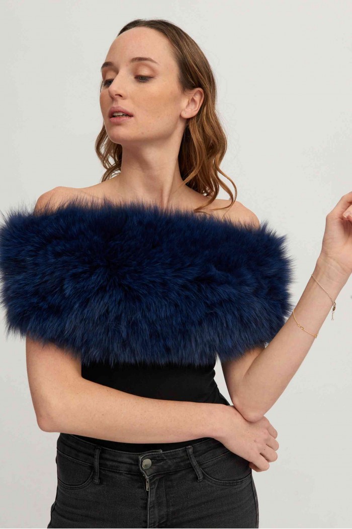 ESTOLA / CUELLO DE PELO TEJIDO PC-LZH5760-11