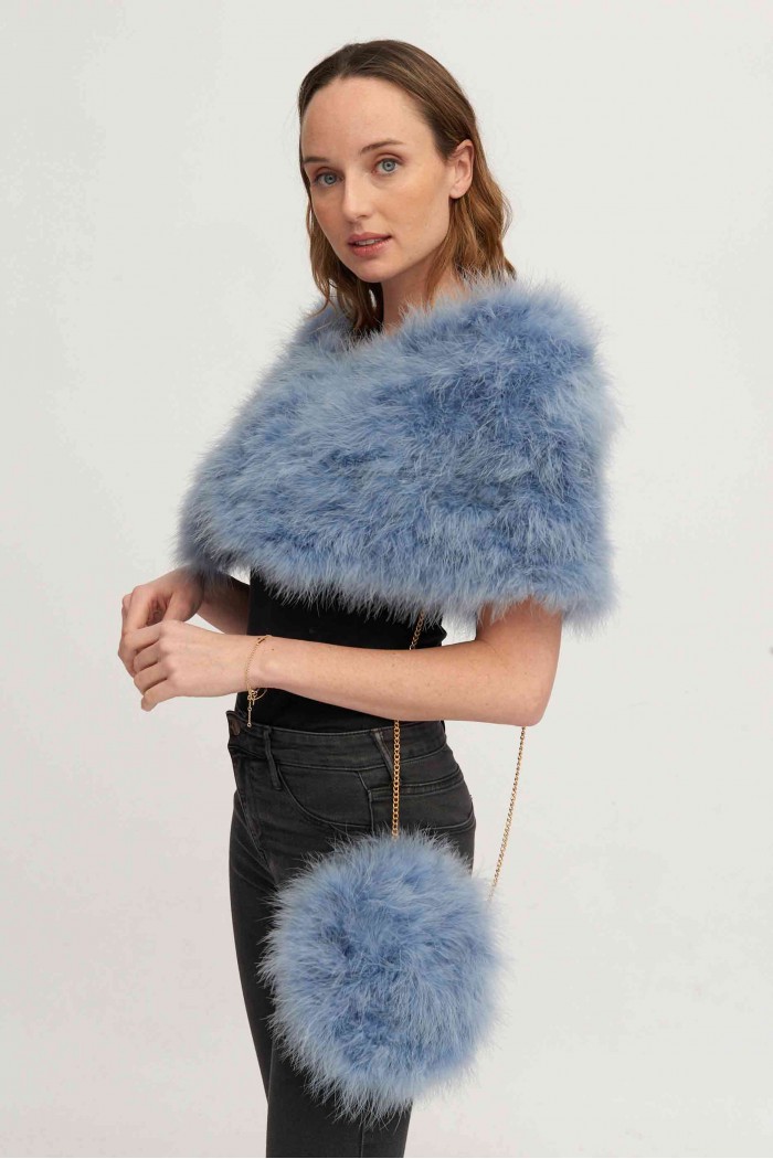 Estola de Plumas de avestruz PC-YLM5624-60