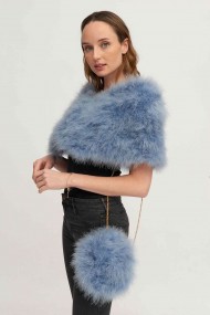 Estola de Plumas de avestruz PC-YLM5624-60