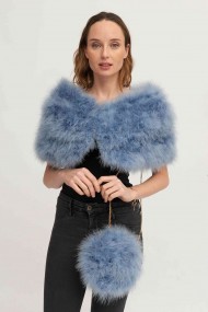 Estola de Plumas de avestruz PC-YLM5624-60