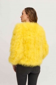 CHAQUETA PLUMAS DE AVESTRUZ PC-YLM5749-24