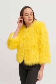 CHAQUETA PLUMAS DE AVESTRUZ PC-YLM5749-24