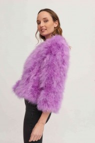 CHAQUETA PLUMAS DE AVESTRUZ PC-YLM5749-18