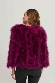 CHAQUETA PLUMAS DE AVESTRUZ PC-YLM5749-25