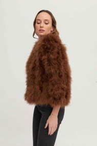 CHAQUETA PLUMAS DE AVESTRUZ PC-YLM5749-28
