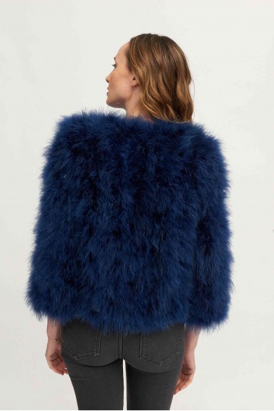 CHAQUETA PLUMAS DE AVESTRUZ PC-YLM5749-11