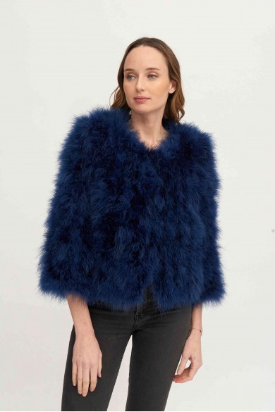 CHAQUETA PLUMAS DE AVESTRUZ PC-YLM5749-11