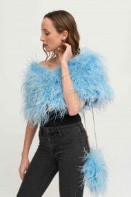 Estola plumas larga Avestruz PC-YLM5625-60