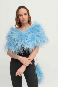 Estola plumas larga Avestruz PC-YLM5625-60