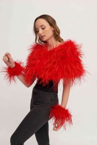 Estola plumas larga Avestruz PC-YLM5625-23