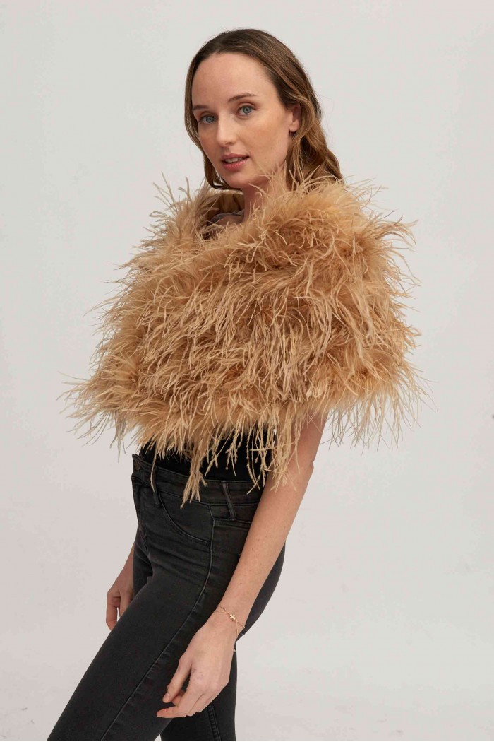 Estola plumas larga Avestruz PC-YLM5625-09