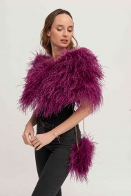 Estola plumas larga Avestruz PC-YLM5625-42