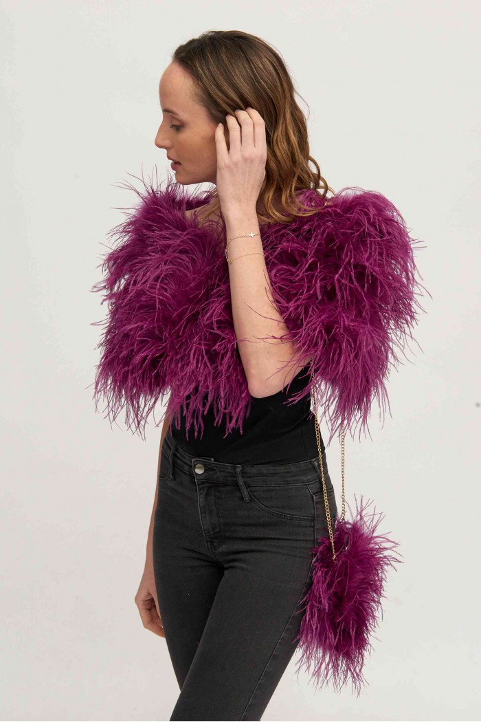 Estola plumas larga Avestruz PC-YLM5625-42