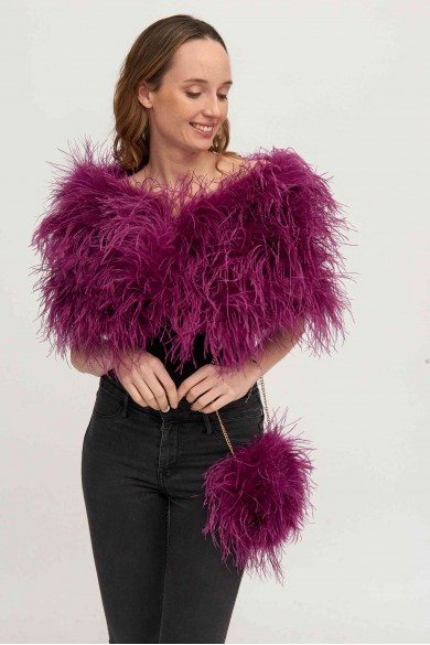 Estola plumas larga Avestruz PC-YLM5625-42