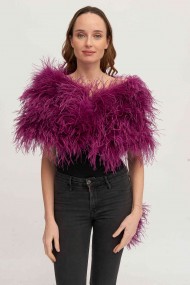Estola plumas larga Avestruz PC-YLM5625-42