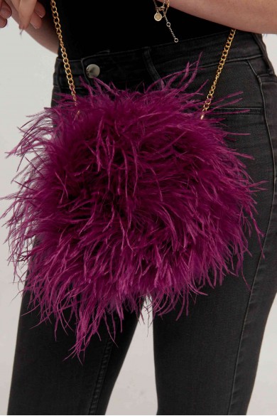 Bolso de Pluma Marabú