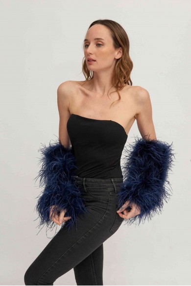 Manga de brazo de pluma de marabu PC-YLM5832-11