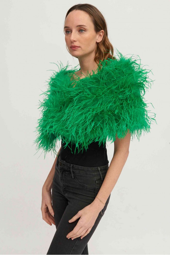 Estola de Pluma Marabú PC-YLM5625-22