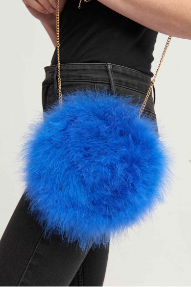 Bolso de pluma de avestruz PC-YLM5626-34