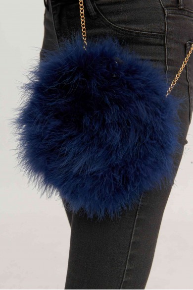 Bolso de pluma de avestruz PC-YLM5626-11