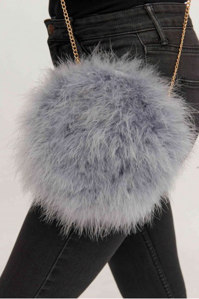 Bolso de pluma de avestruz PC-YLM5626-52