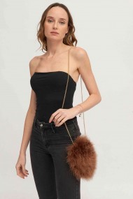 Bolso de pluma de avestruz PC-YLM5626-28