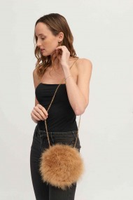 Bolso de pluma de avestruz PC-YLM5626-09