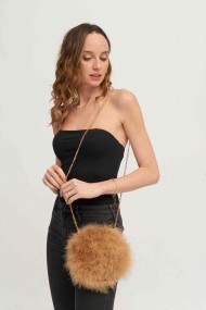 Bolso de pluma de avestruz PC-YLM5626-09