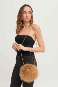 Bolso de pluma de avestruz PC-YLM5626-09