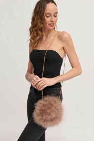 Bolso de pluma de avestruz PC-YLM5626-09