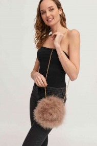 Bolso de pluma de avestruz PC-YLM5626-09