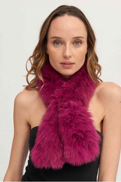 BUFANDA DE PELO TEJIDO PC-LZY5824-1652-10010