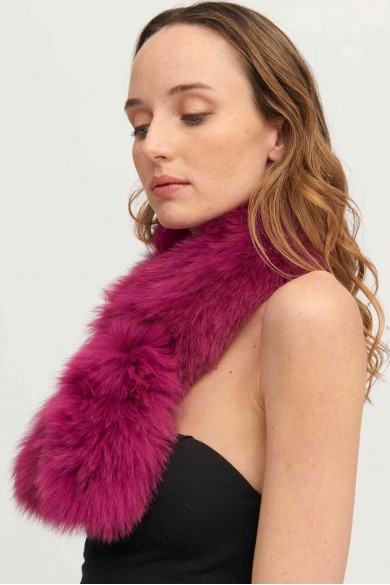 BUFANDA DE PELO TEJIDO PC-LZY5824-1652-10010