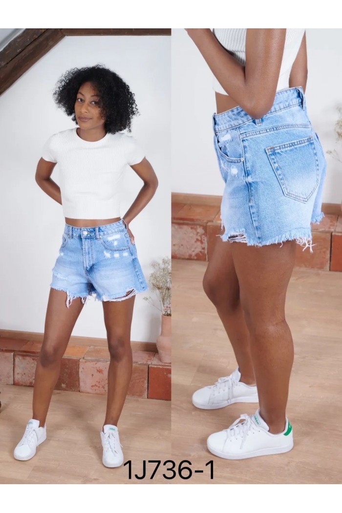 Short vaquero mujer