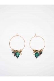 PENDIENTES ACERO PIEDRAS