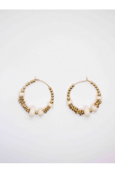 PENDIENTES ACERO PIEDRAS