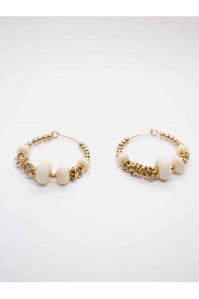 PENDIENTES ACERO PIEDRAS