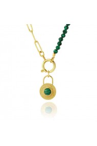 COLLAR ACERO PIEDRAS