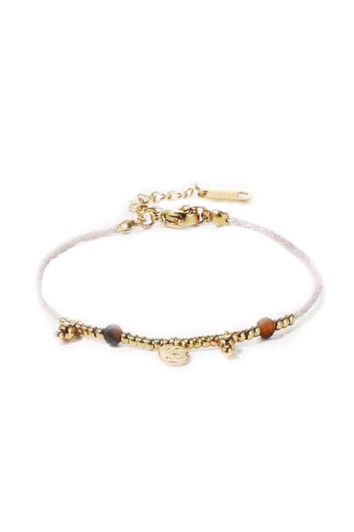 PULSERA ACERO PIEDRAS