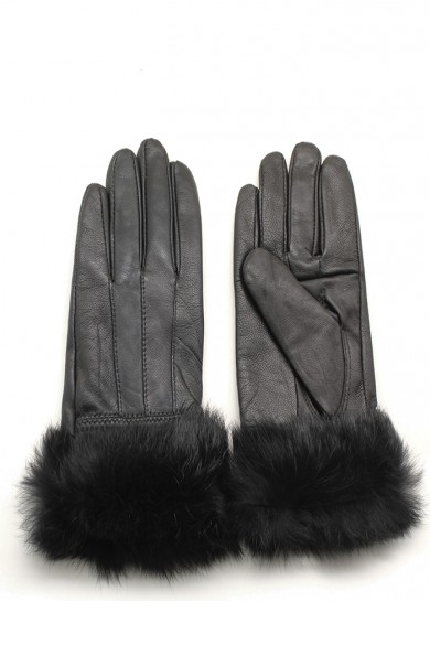 GUANTES CUERO CON PELO DE CONEJO