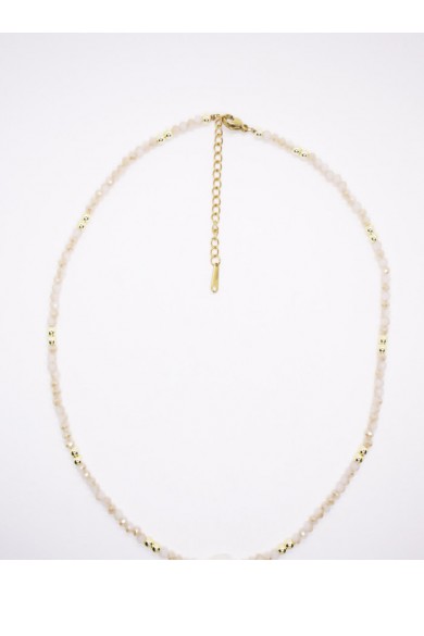 COLLAR PIEDRAS NATURALES CON PERLAS DE RIO